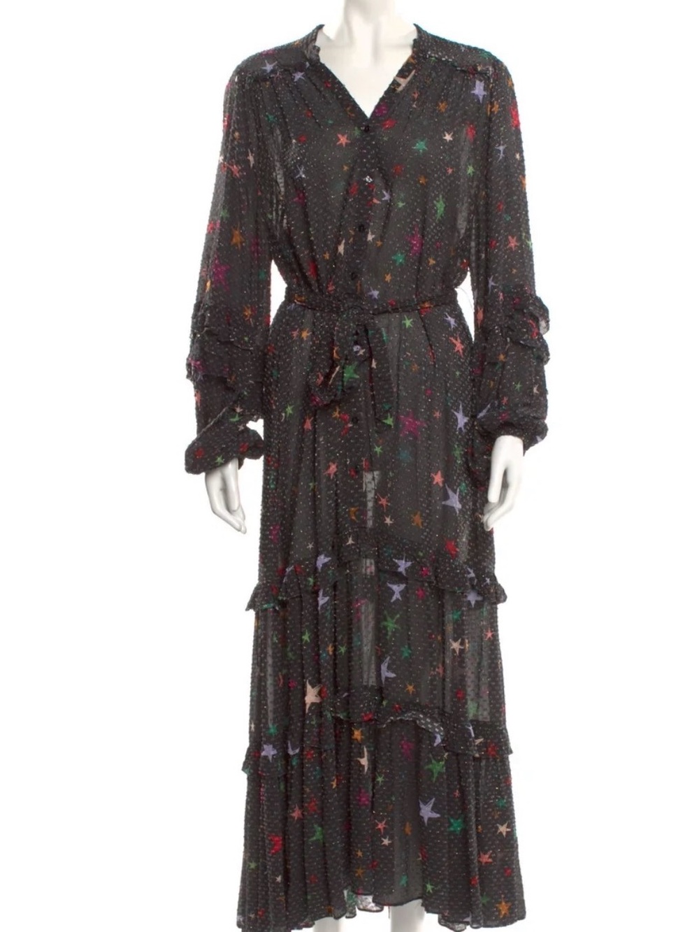 FARM Rio/ Anthropologie Night Sky Print Maxi Dress - Picture 4 of 6